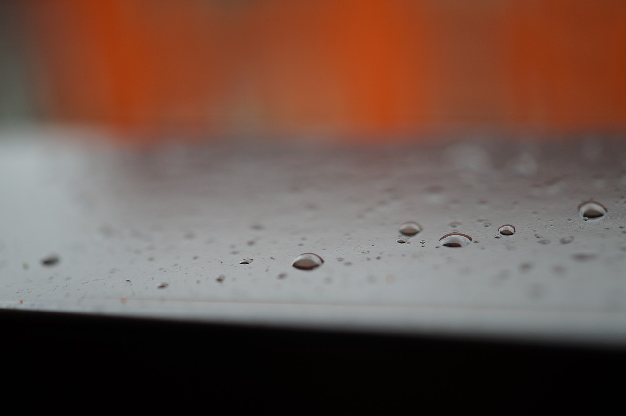 Image - water drops rainy drops macro rain