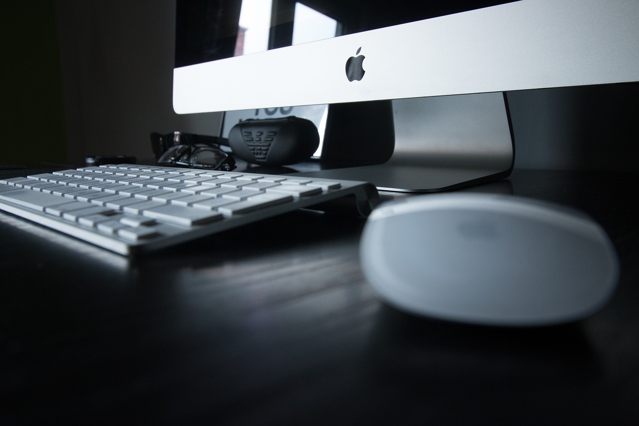 Image - apple black business desk keyboard