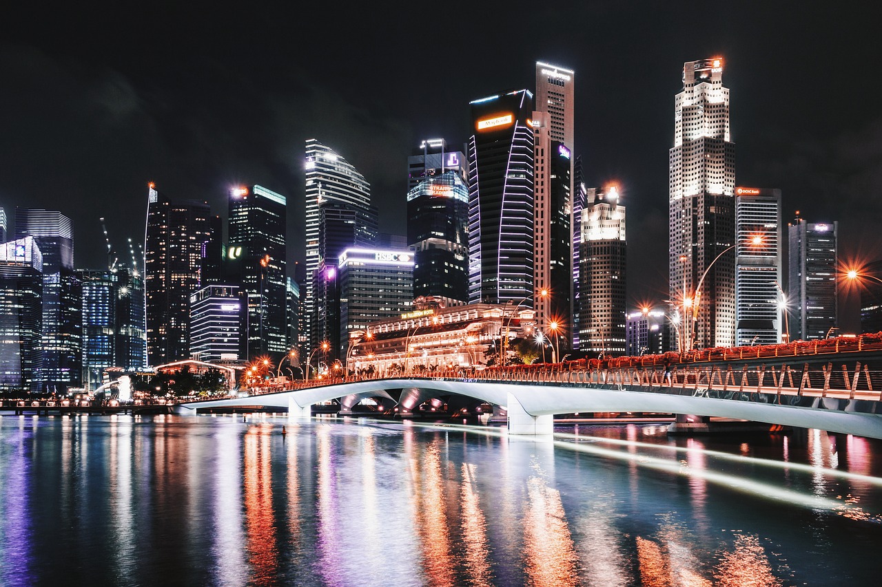 Image - architecture bridge buildings city