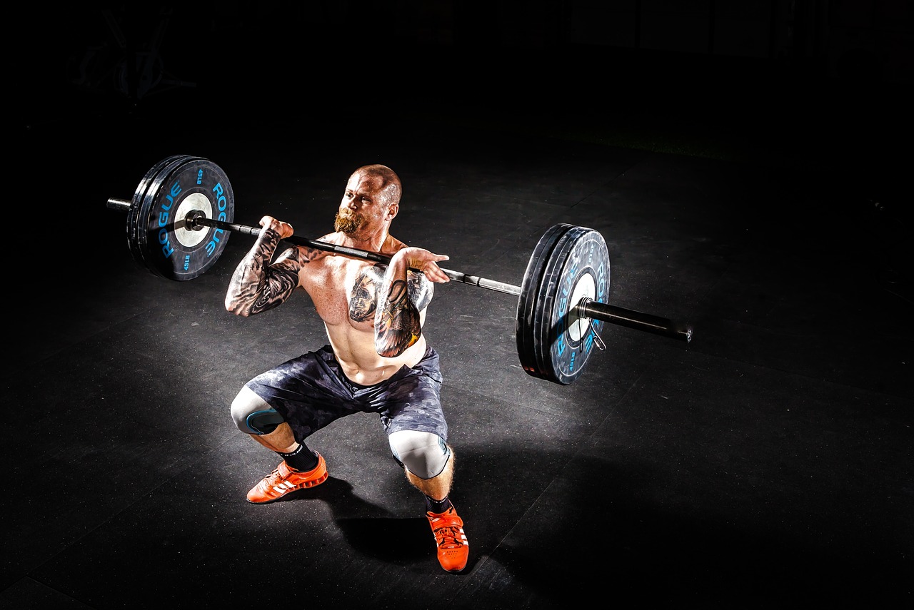 Image - barbell bodybuilding effort