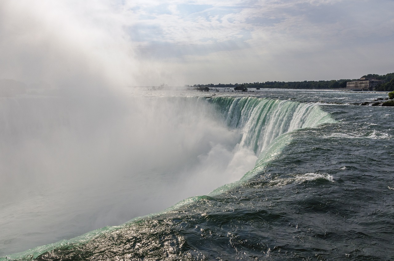 Image - mist niagara falls river water