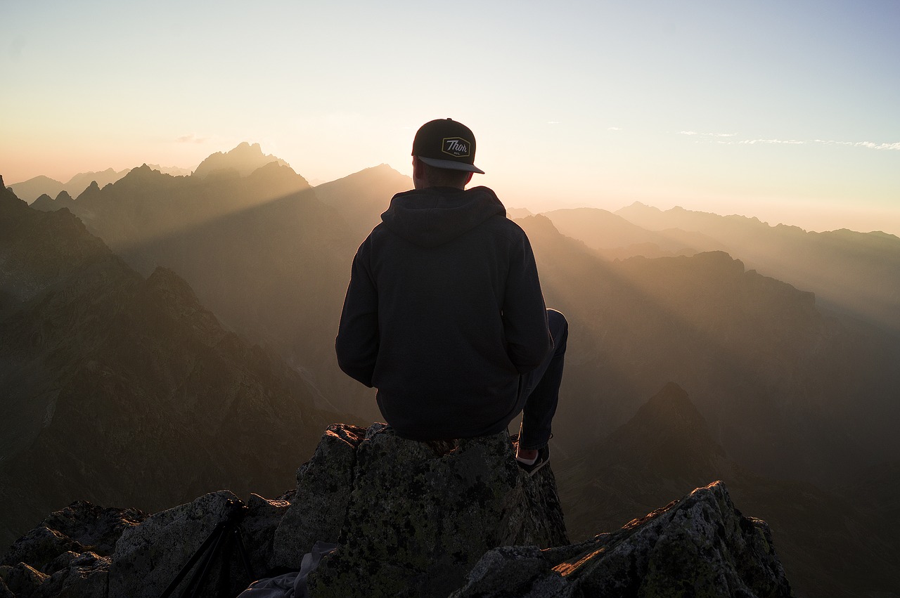 Image - chill guy hiker mountain