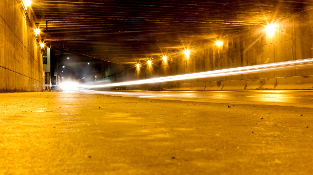 Image - cars city lights long exposure