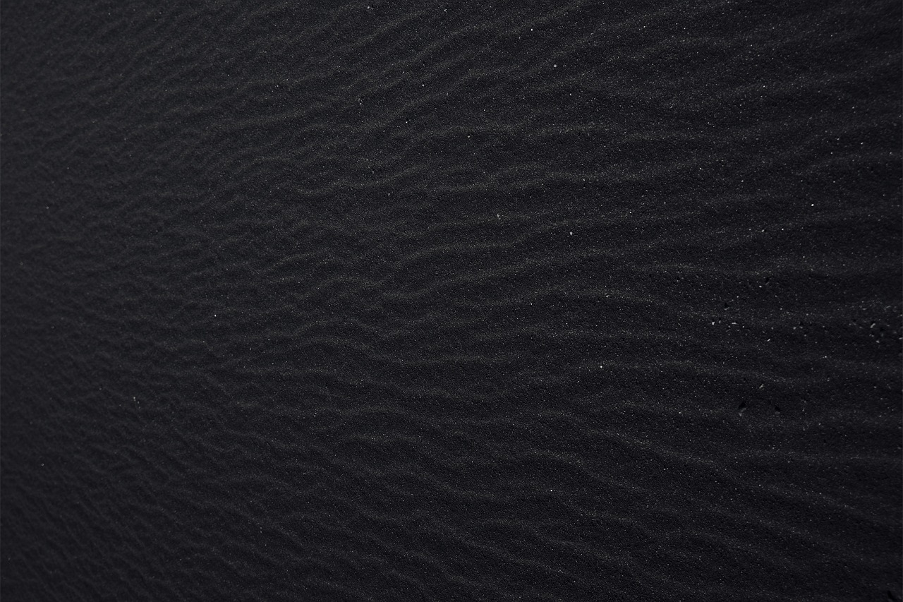 Image - black pattern sand surface texture