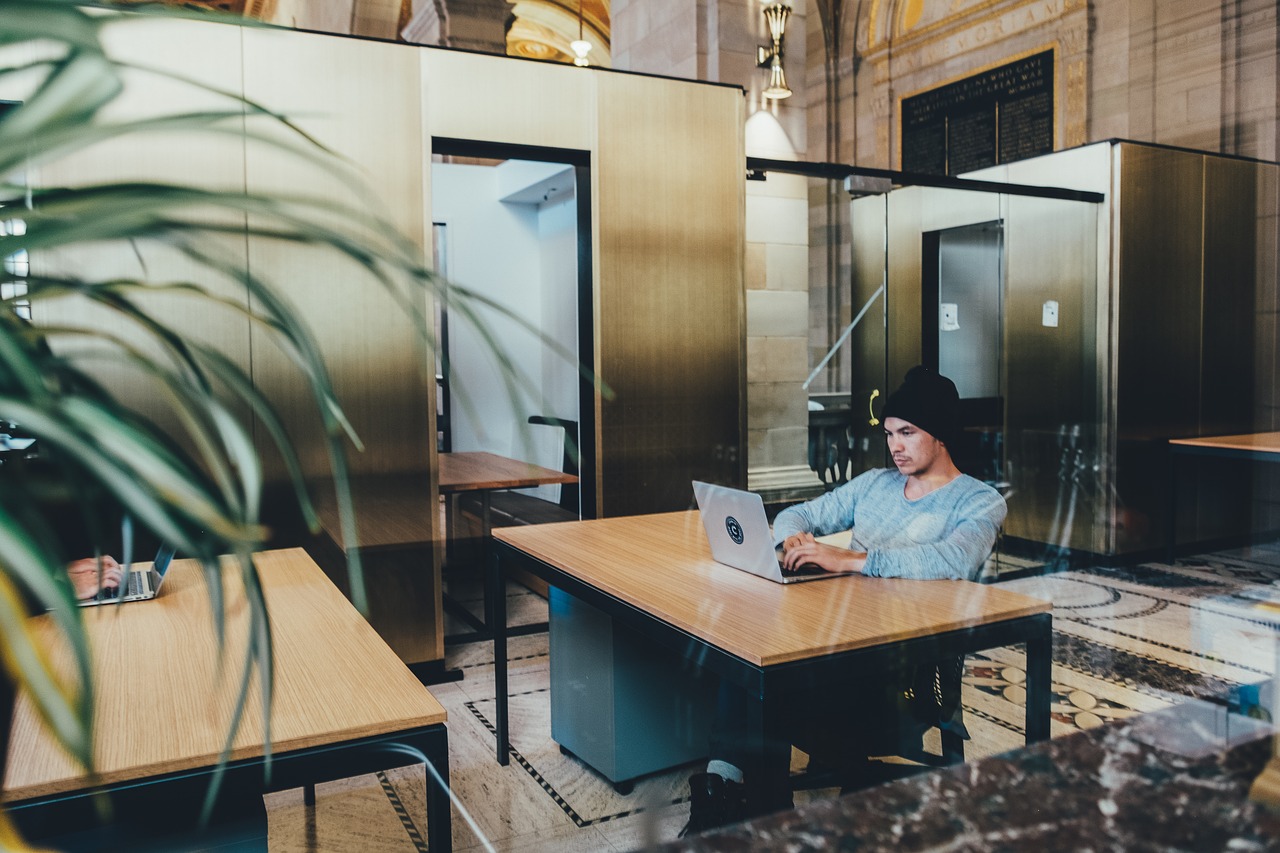 Image - laptop man person table working