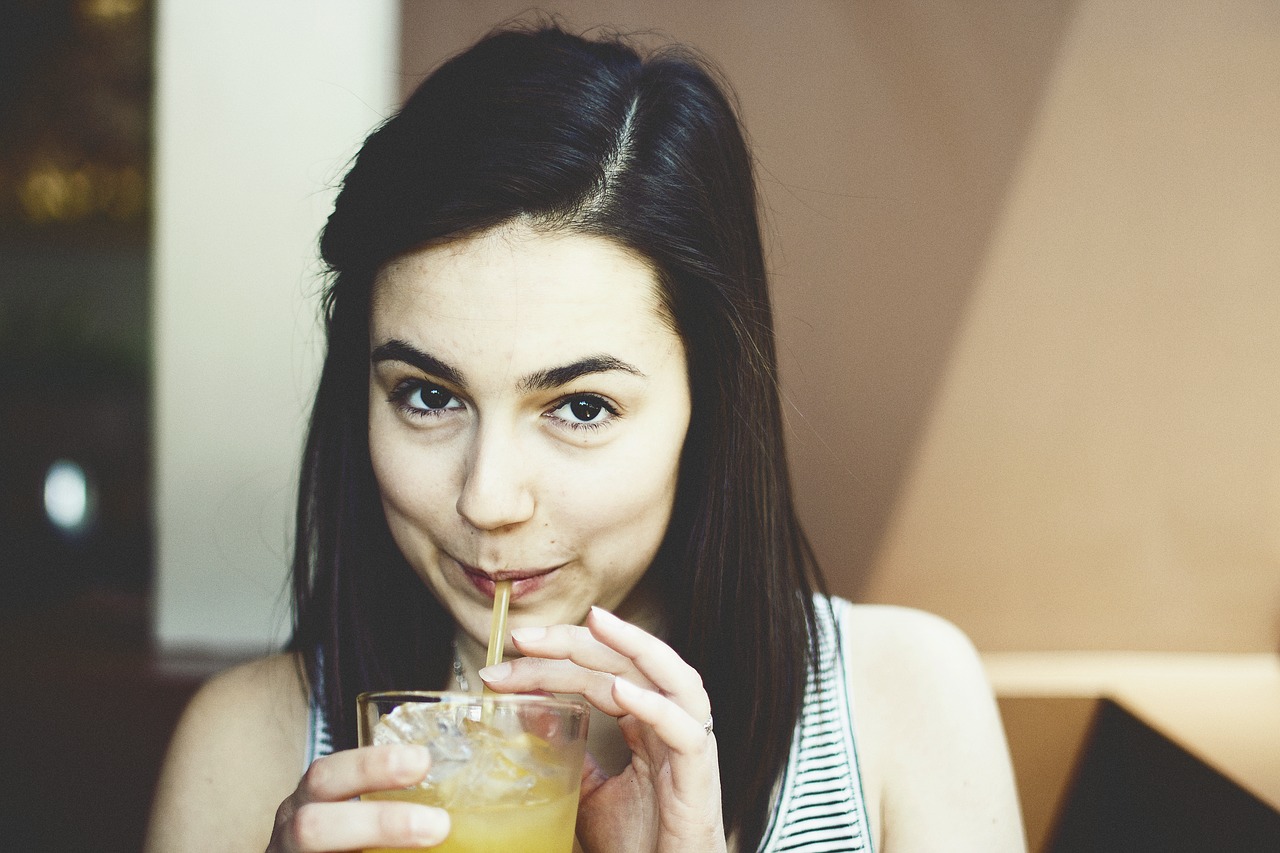 Image - drink drinking female person woman