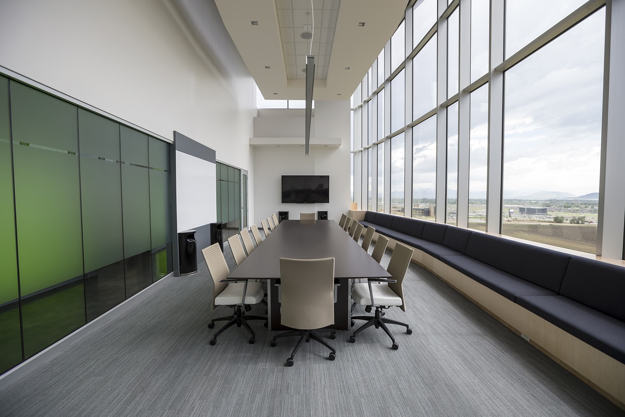 Image - chairs conference room long table