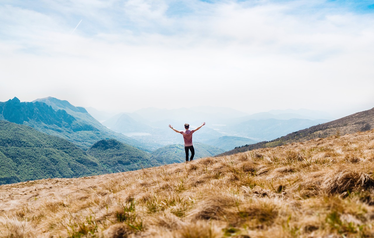 Image - adventure clouds grass grassland