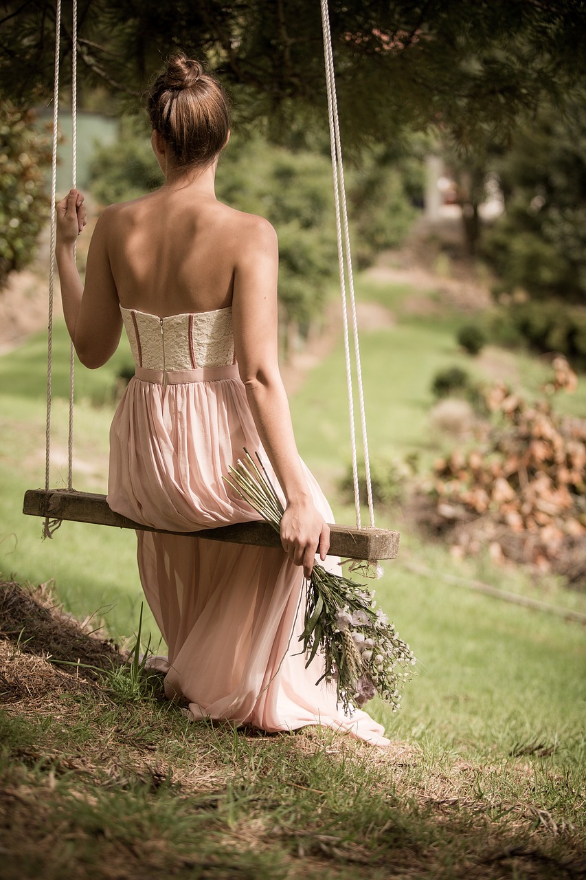 Image - blur design fashion female gown