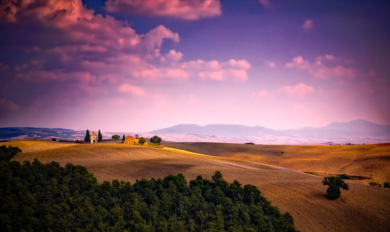 Image - italy sky clouds sunset dusk