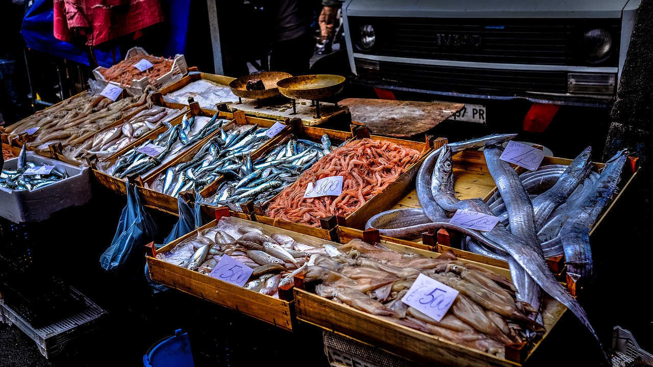 Image - fish food market sale seafood