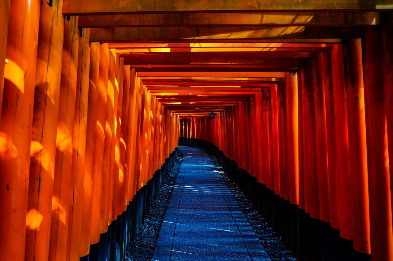 Image - japan temple architecture tunnel