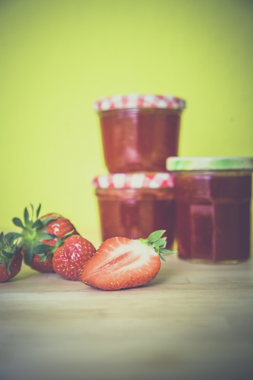 Image - food fruit jam jar jelly