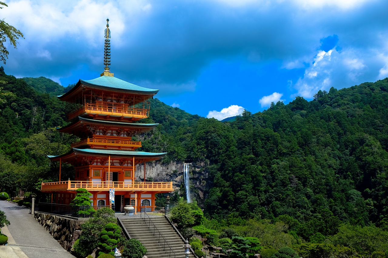 Image - clouds japan japanese nature