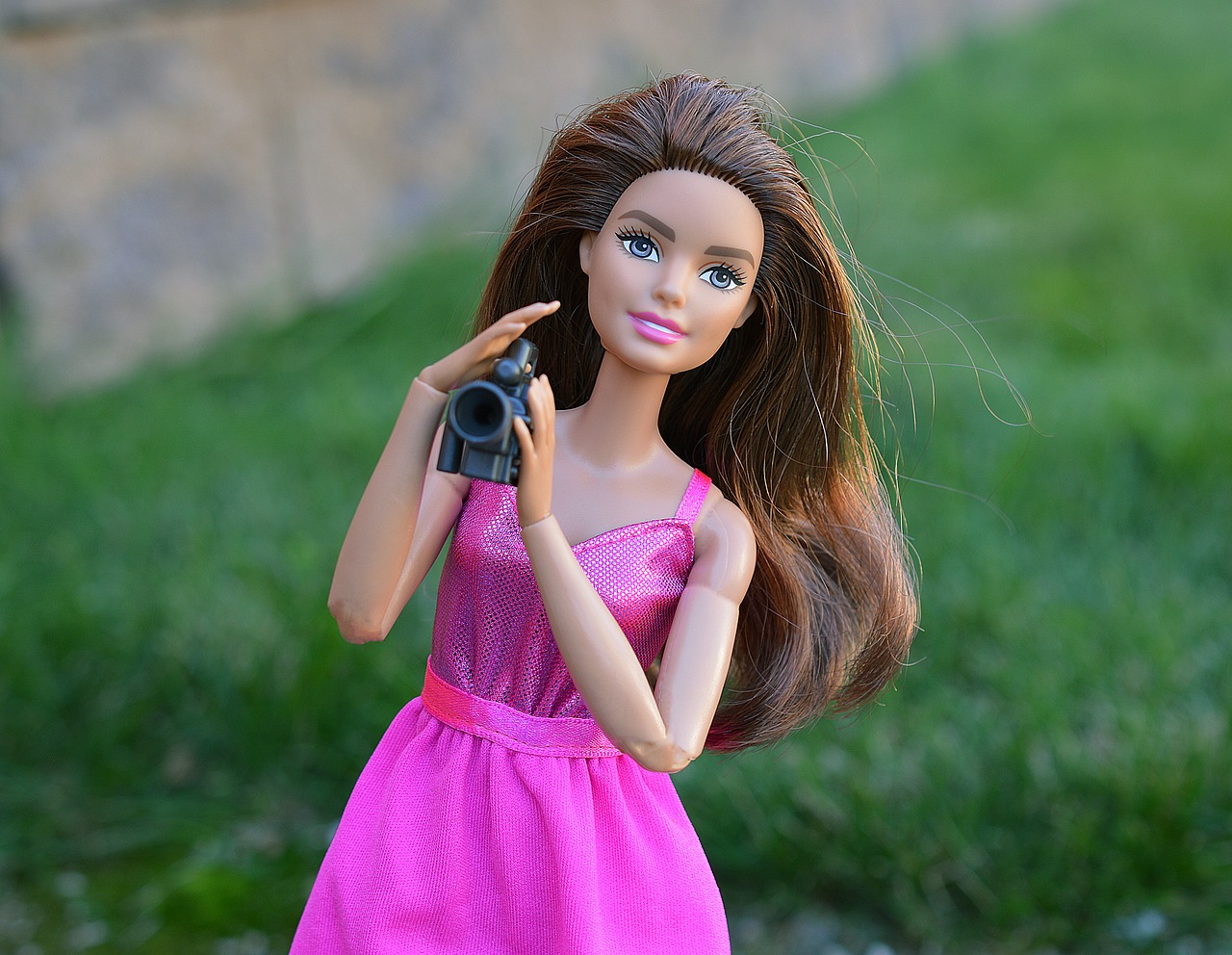 Image - barbie doll camera video camera