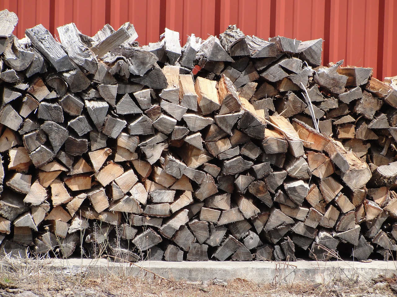 Image - wood pile firewood split wood