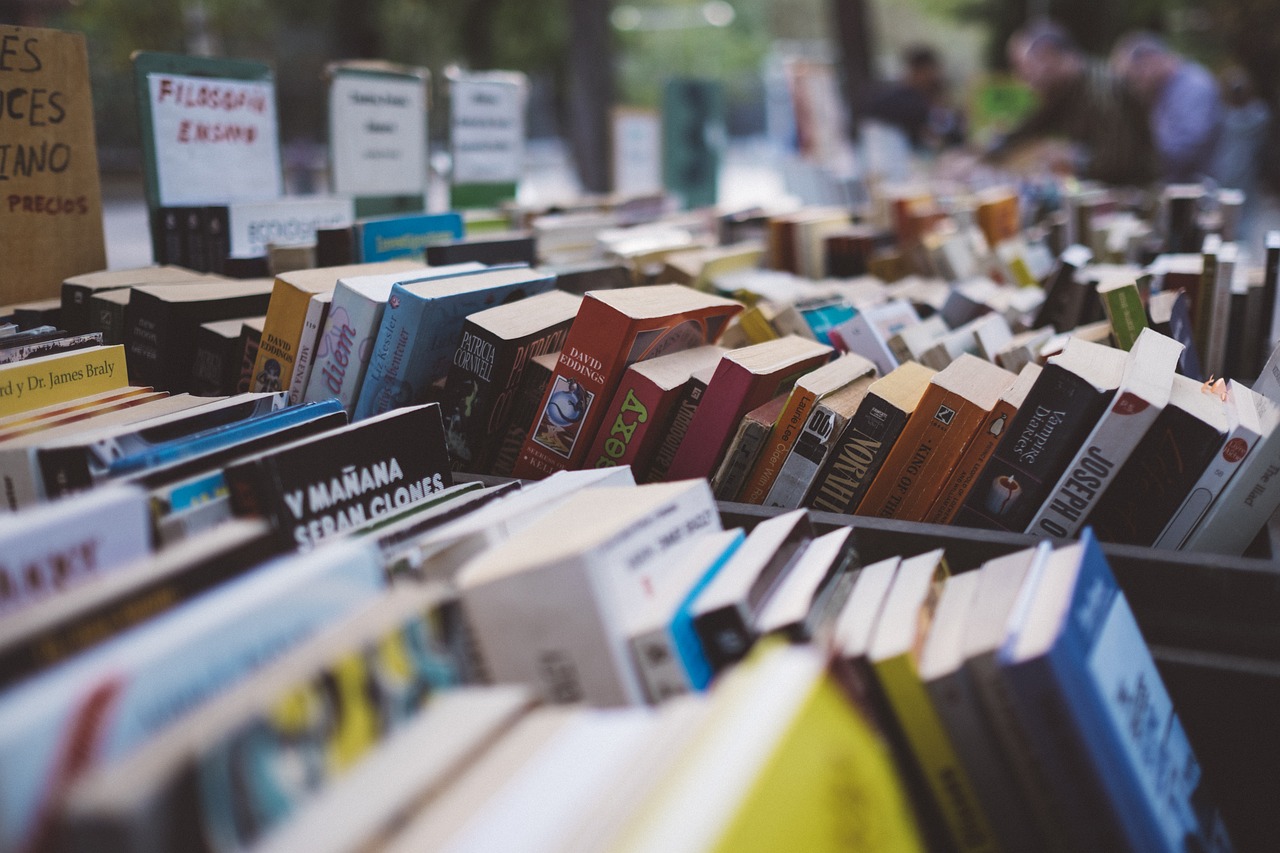 Image - arranged books bookshop bookstore