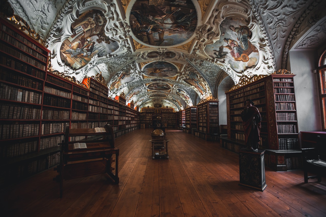 Image - books library shelves