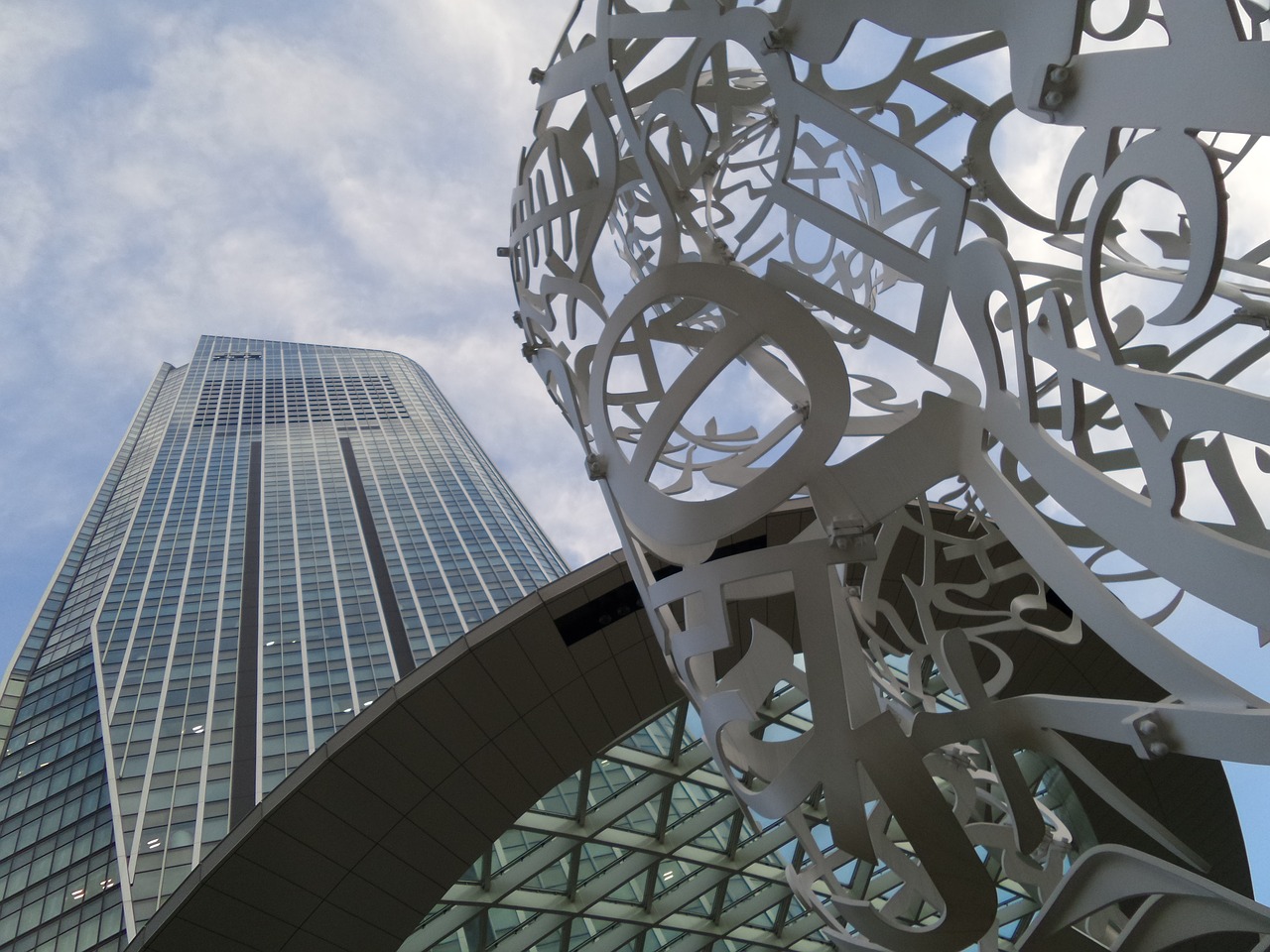 Image - tokyo sculpture toranomon alphabet