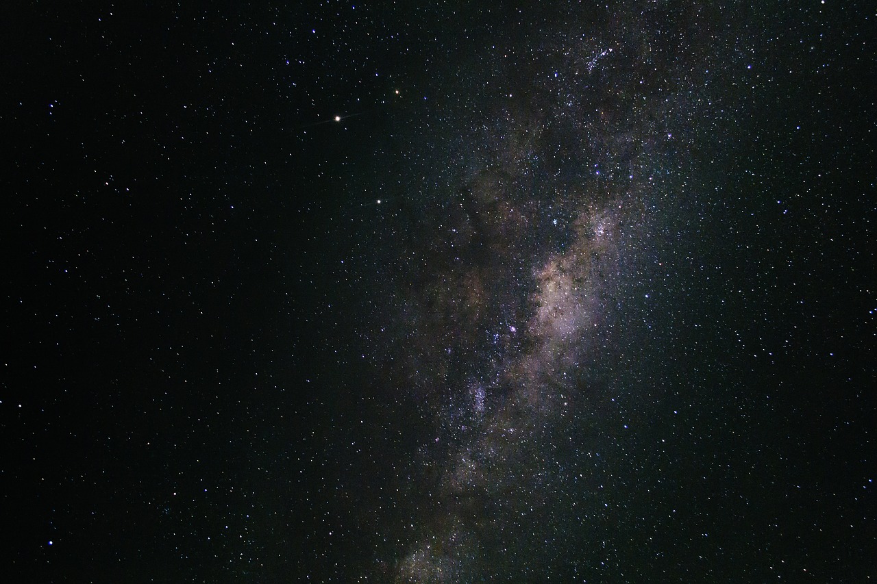 Image - milky way nebula space stars