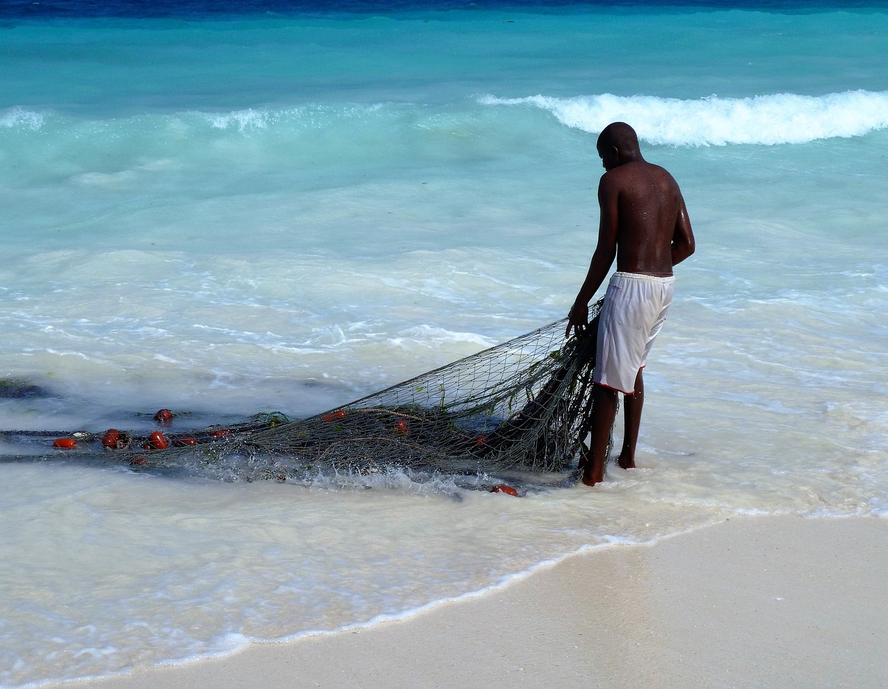 Image - visser fishnet africa zanzibar