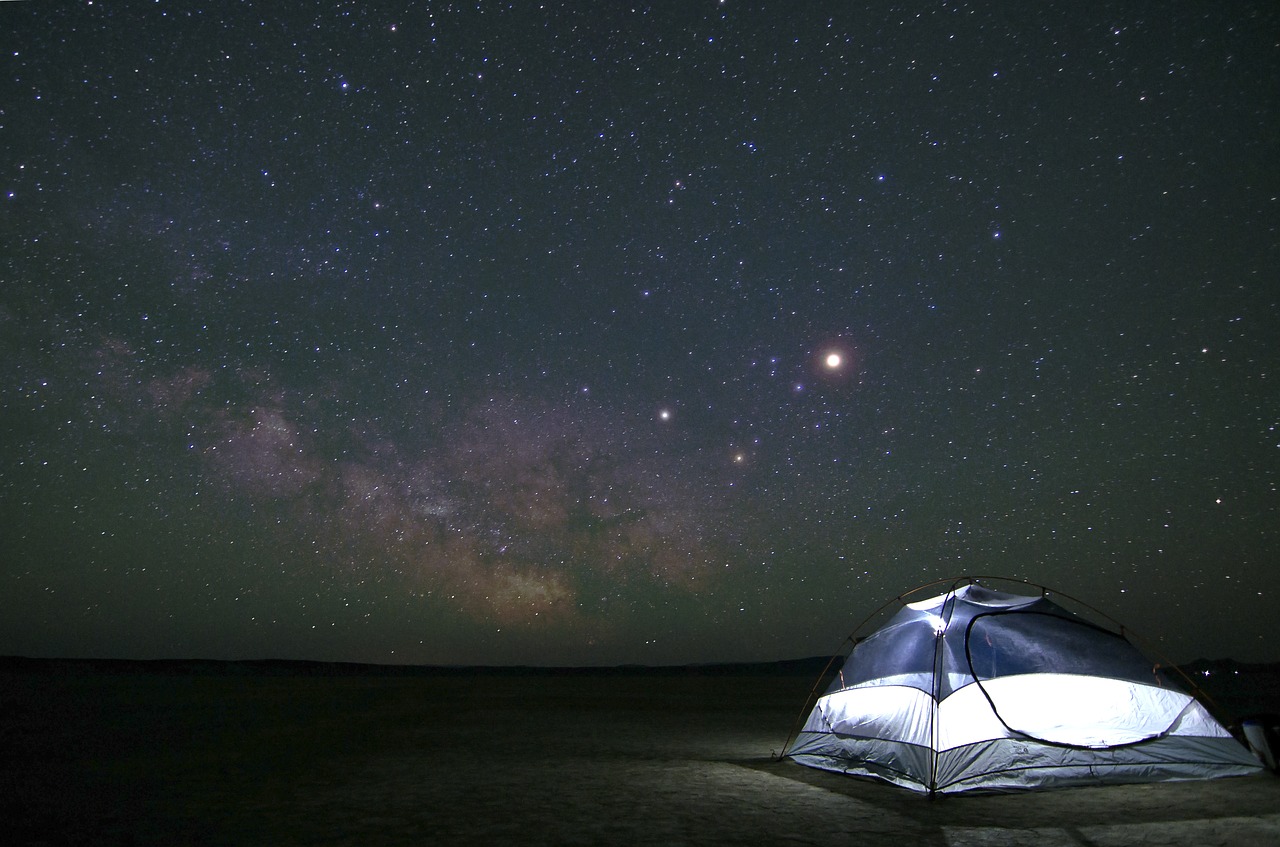 Image - camping constellation cosmos dark