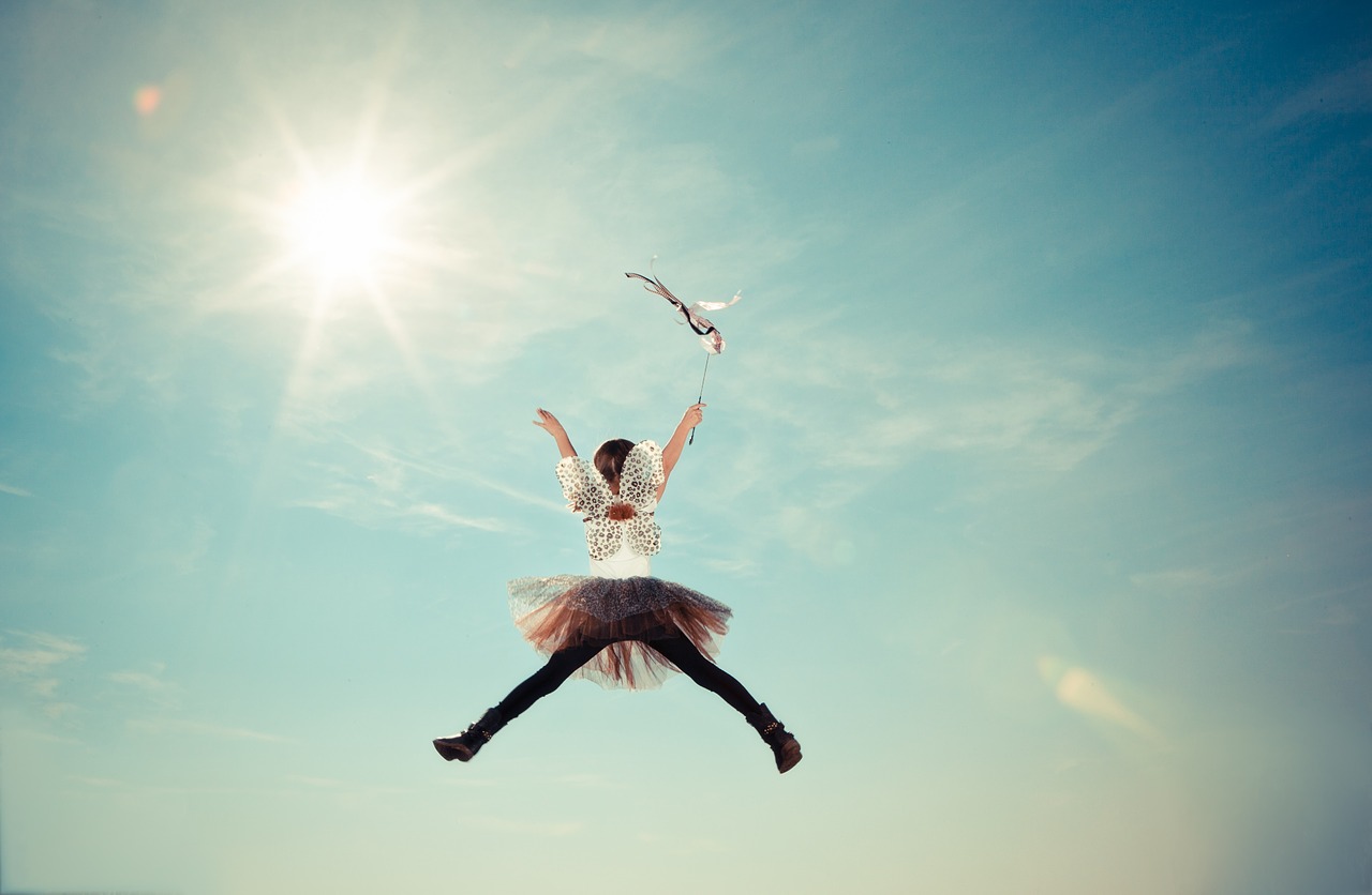 Image - child costume fairy fly girl