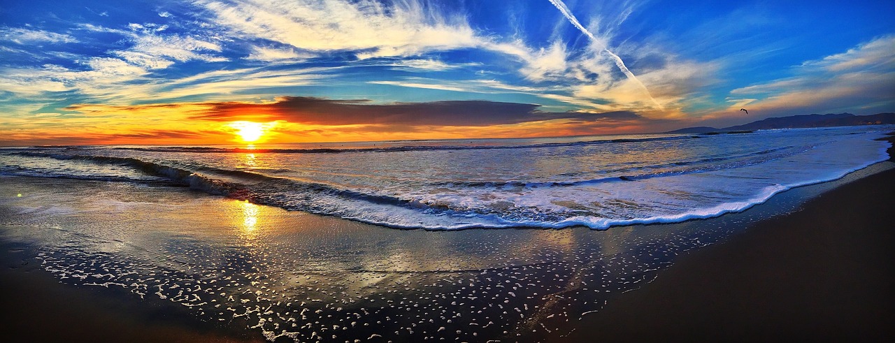 Image - beach dawn dusk landscape nature