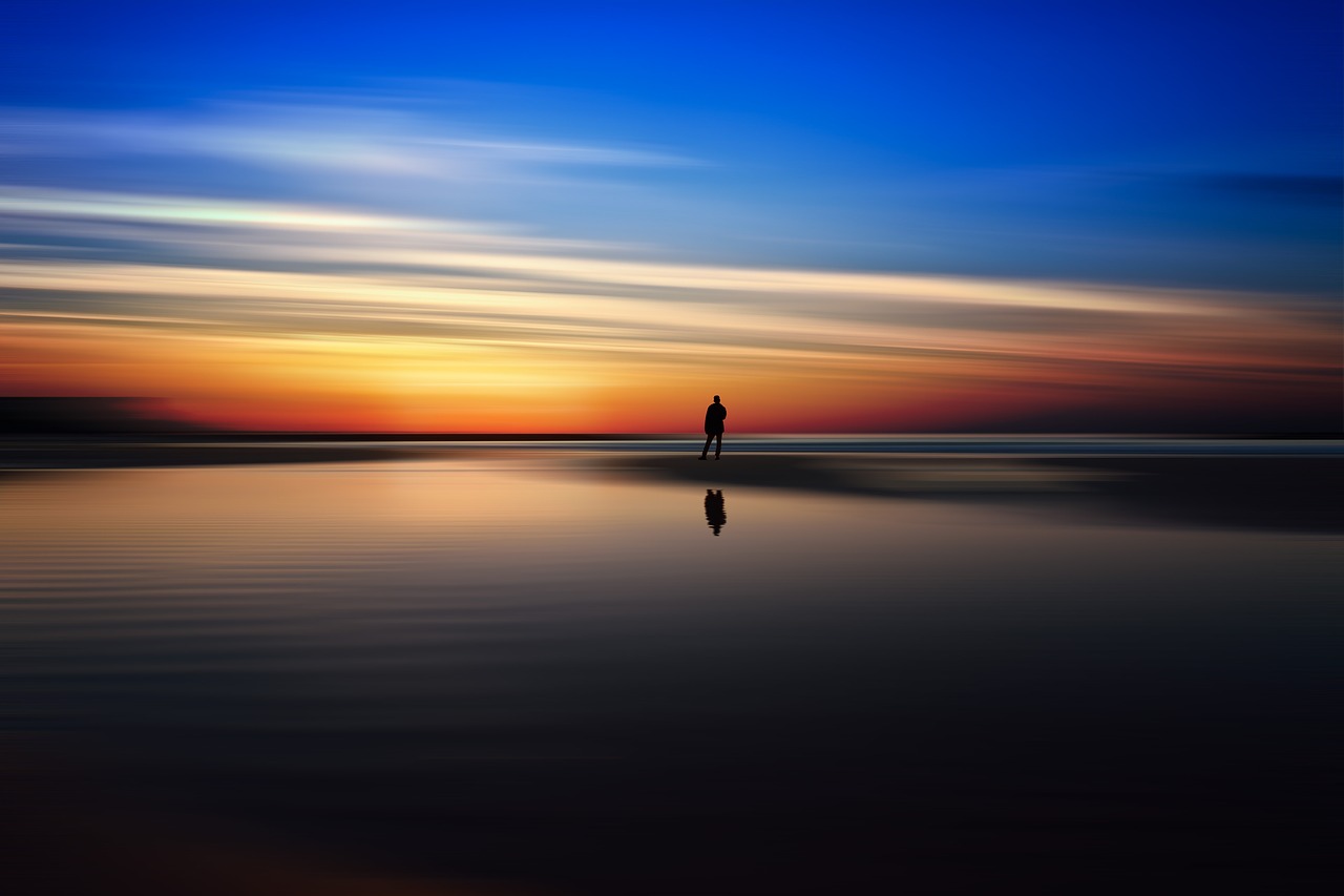 Image - beach dawn dusk hd wallpaper