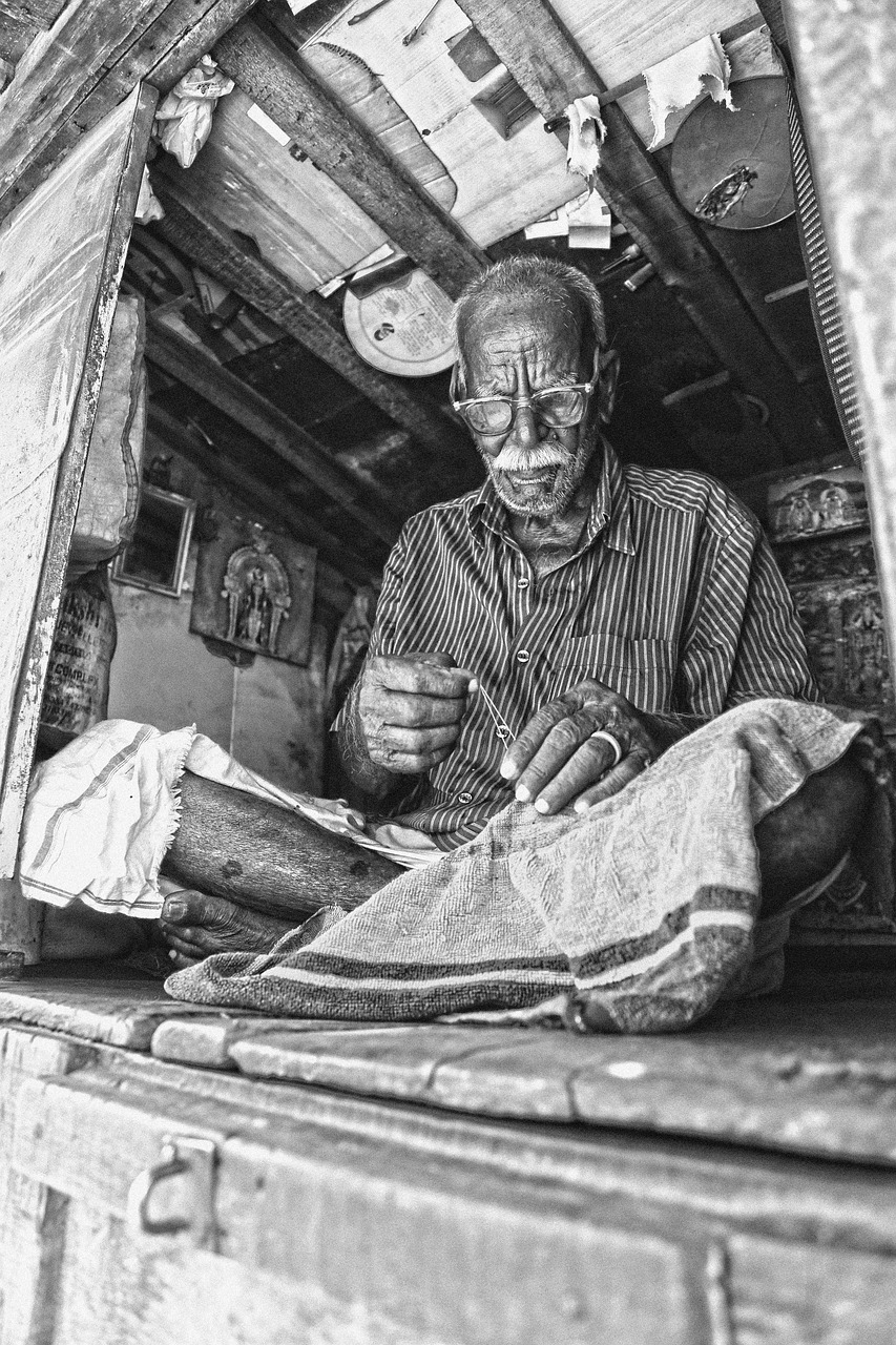 Image - elderly man old person sitting