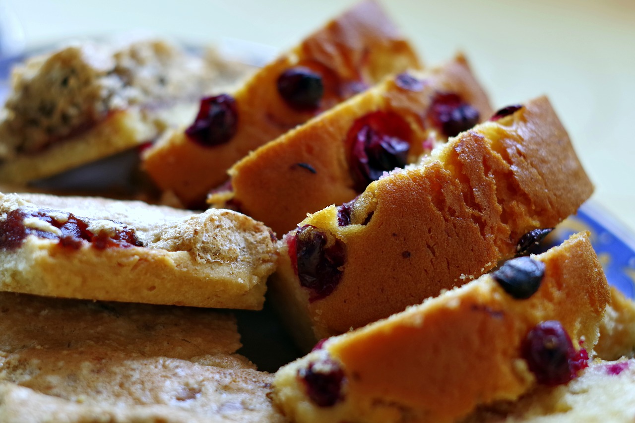 Image - cake fruit berries nuts sweet