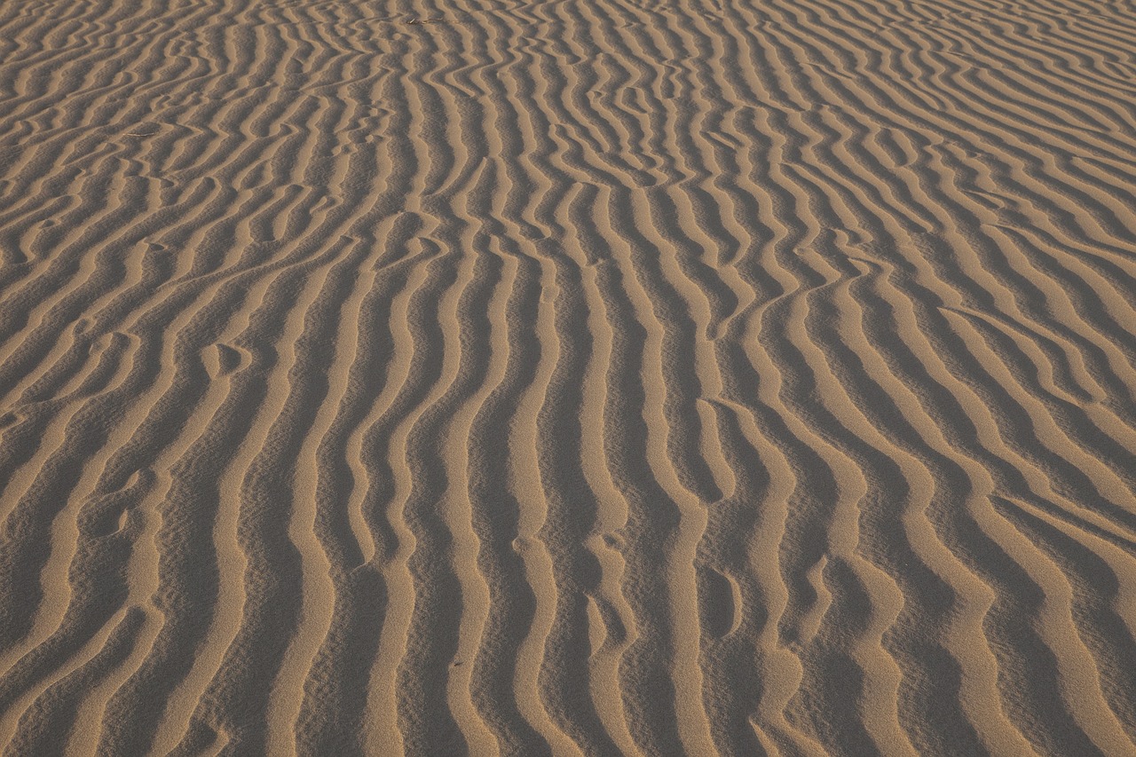 Image - sand ripples wind wilderness