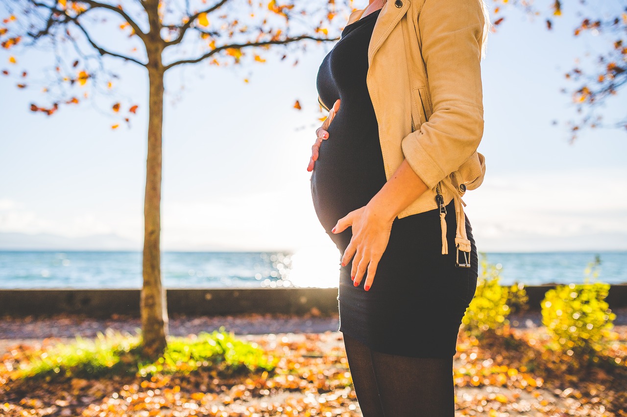 Image - autumn fall maternity nature ocean