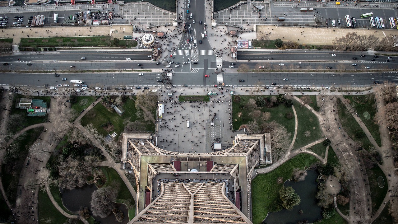 Image - architecture cars city eiffel tower