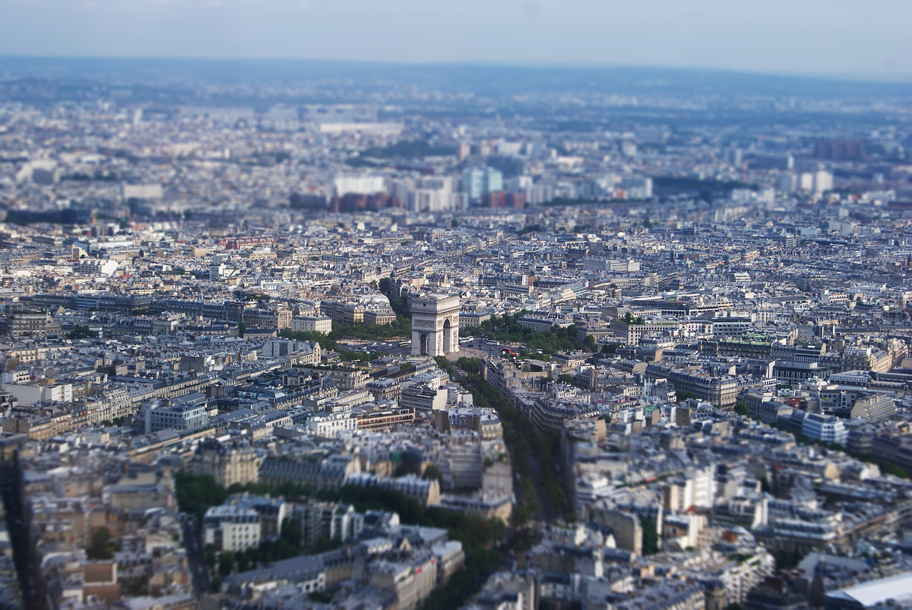 Image - city eiffel tower france overview