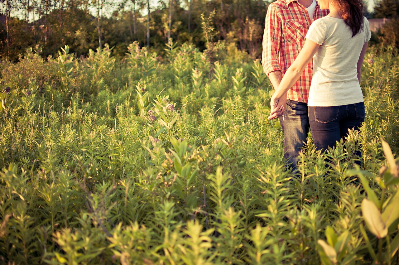 Image - countryside couple engaged