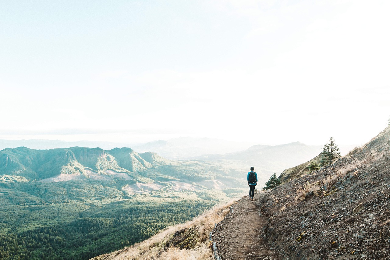 Image - adventure hike hill landscape