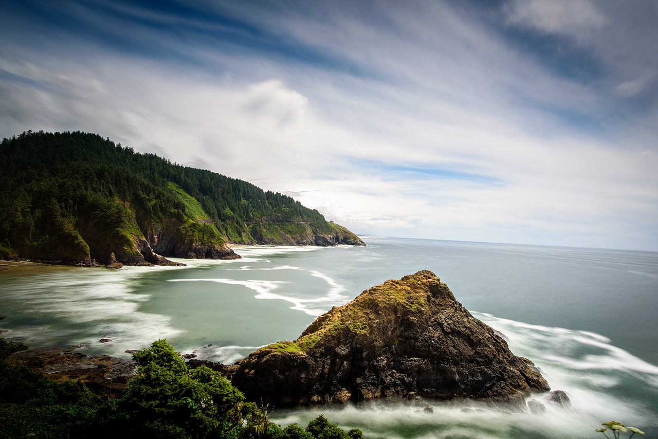 Image - beach cliff island nature ocean