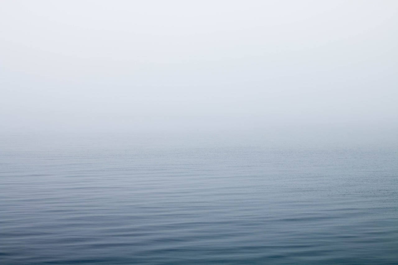 Image - foggy lake mist ocean sea