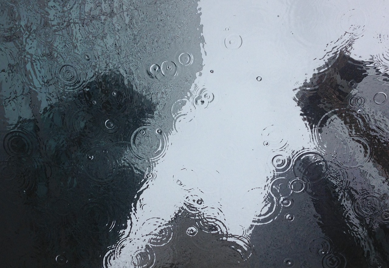 Image - clear drop of water droplet drops
