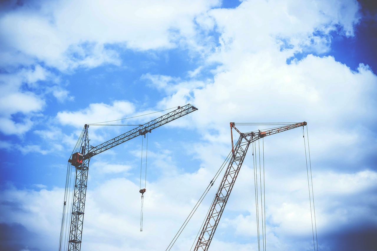 Image - business construction crane