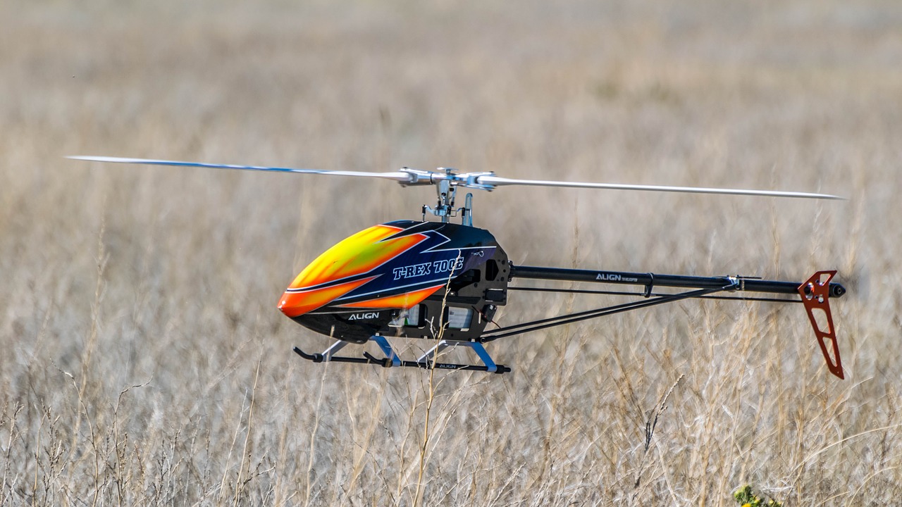 Image - drone field grass helicopter