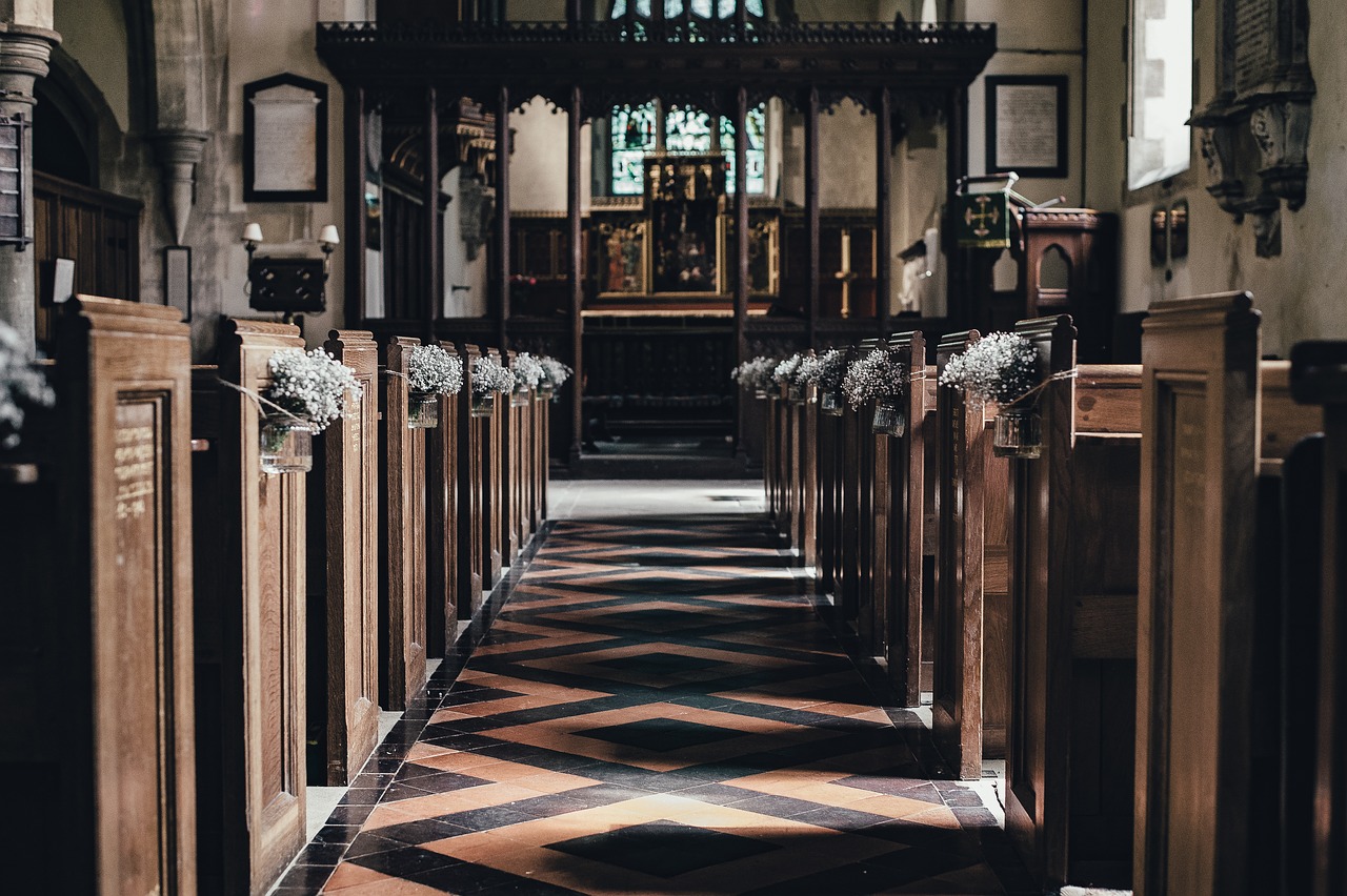 Image - aisle altar building church