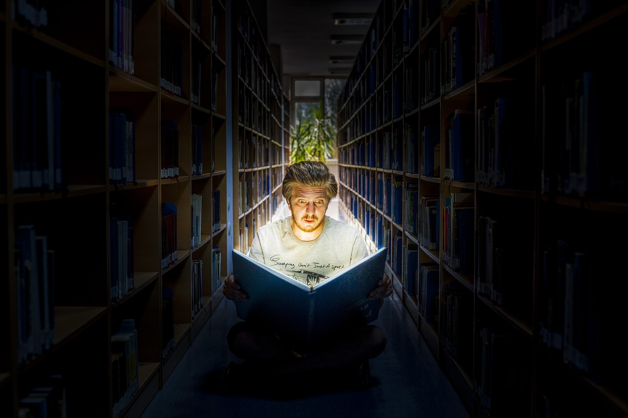 Image - library book skin bookshelf