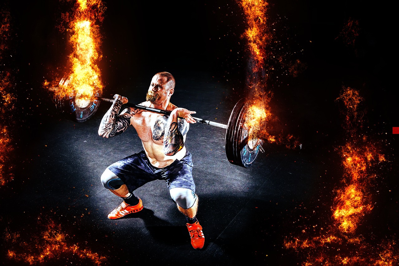 Image - man muscles weightlifter strong