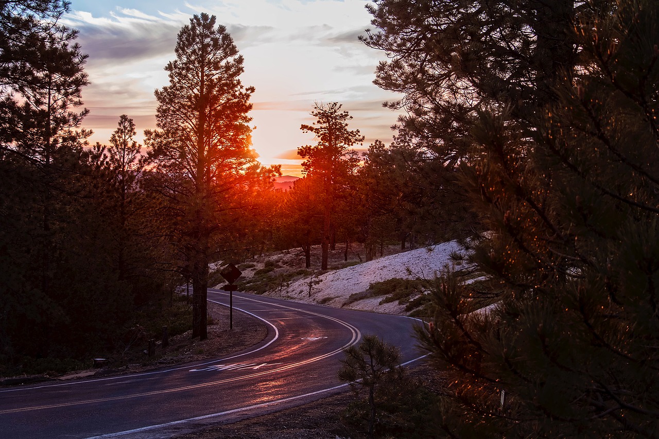 Image - bryce canyon utah mountains sunset