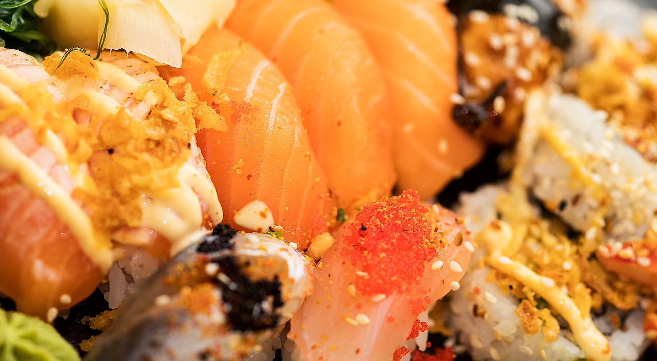 Image - sushi take away food meal seafood