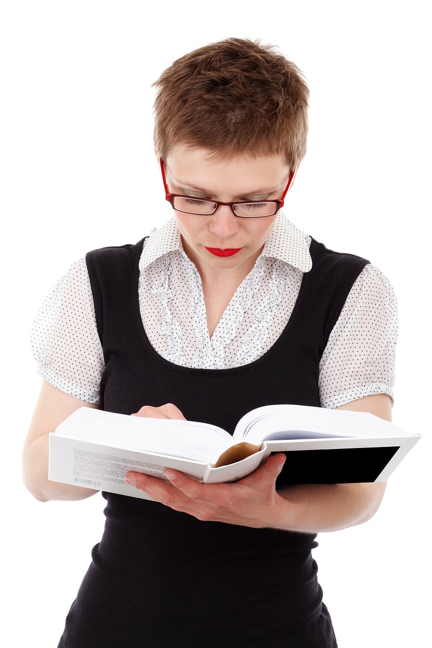 Image - adult book education female girl