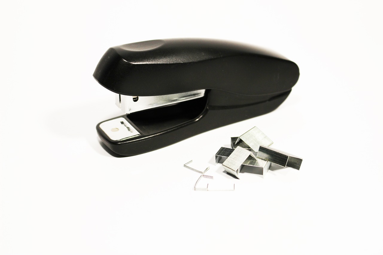 Image - stapler clips office business