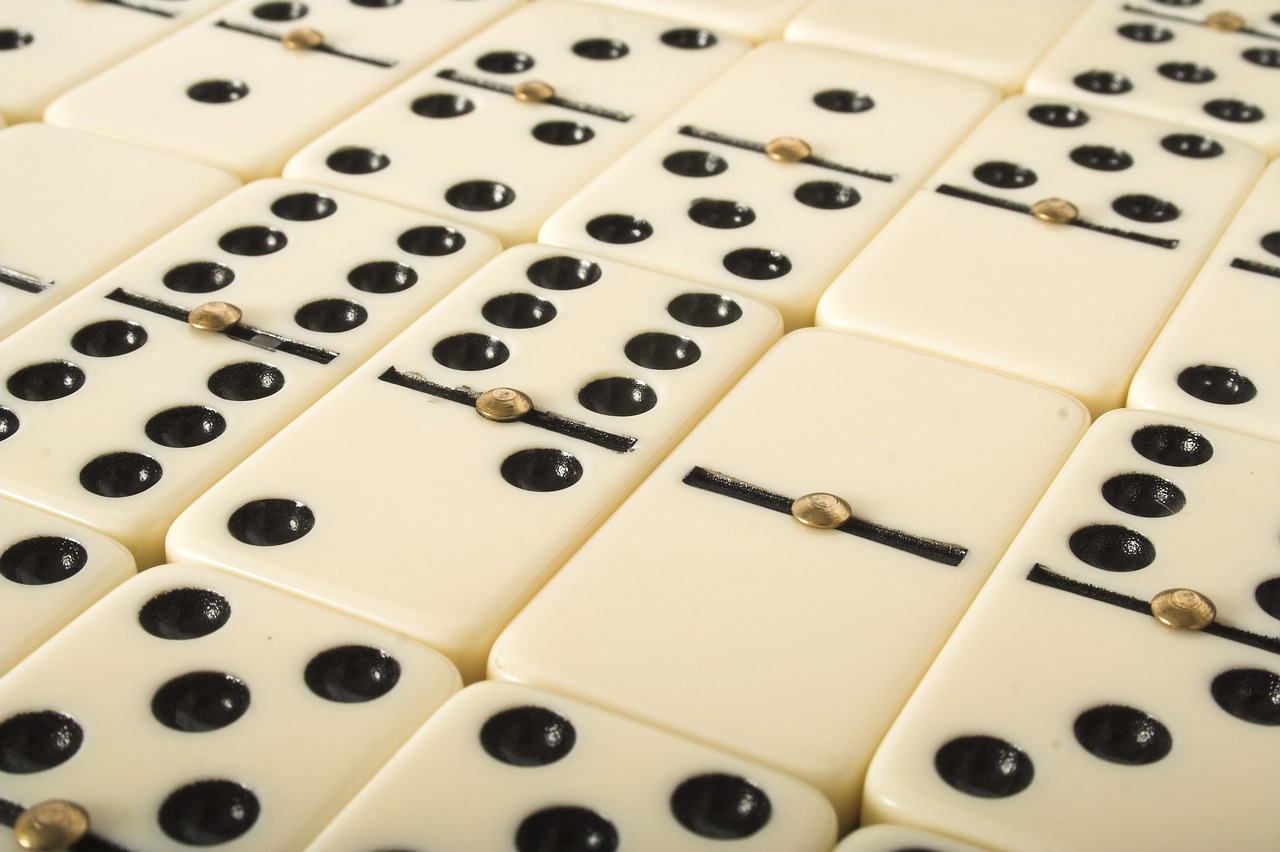 Image - domino game counters